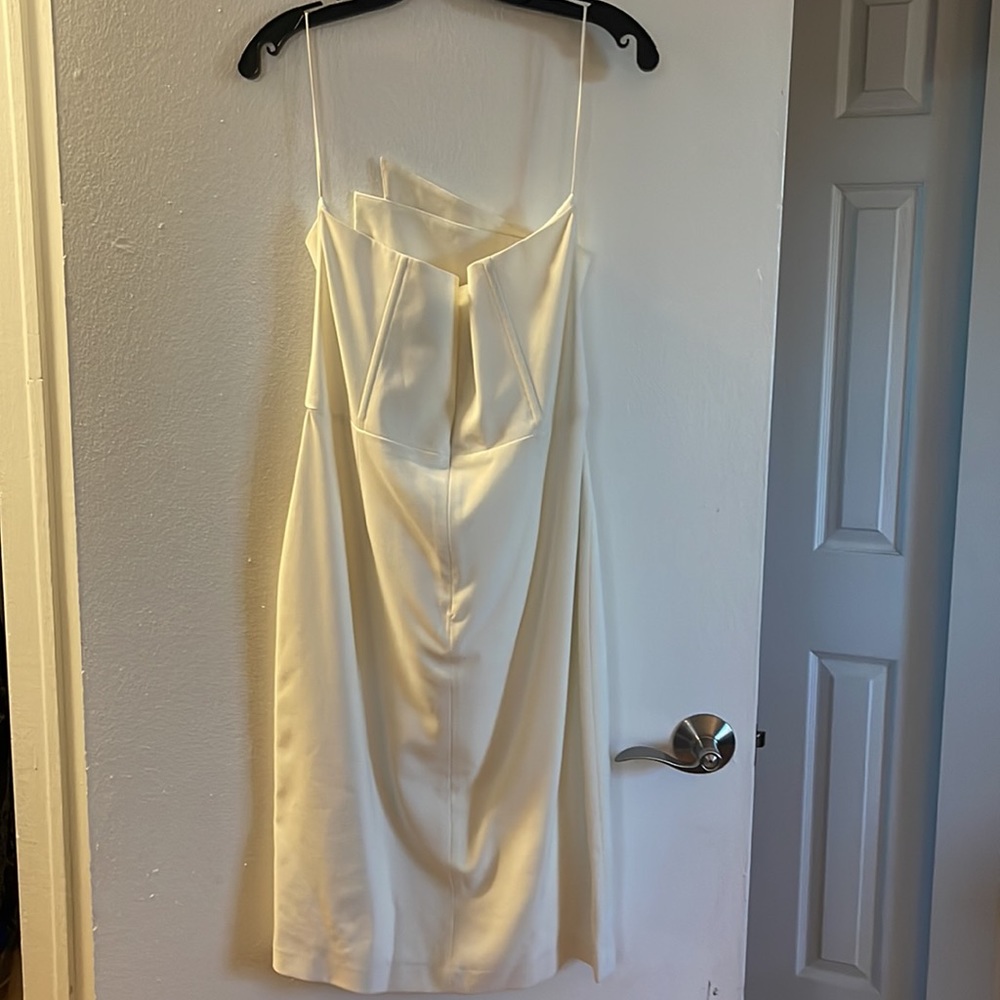 Mason white strapless dress. New with tags! - Picture 3 of 6
